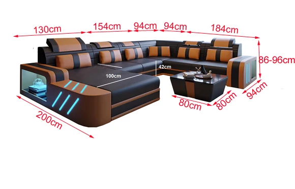 Living room furniture grey couch modern corner sofa cheap blue fabric furniture cozy sofas creative furniture for living room