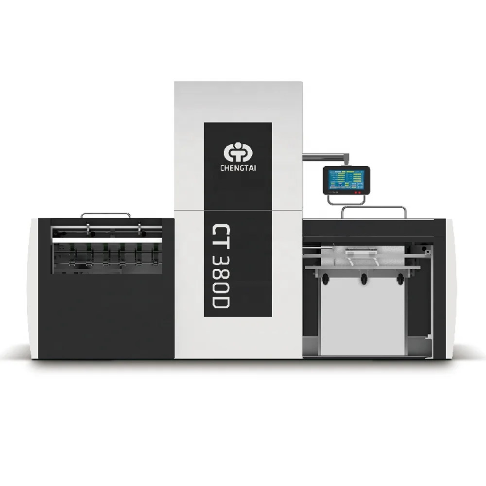  Цена по прейскуранту завода-изготовителя контролируемый PLC CT-380D печать настольных календарей Роскошная упаковочная коробка лист бумаги автоматическая гидравлическая и глубоким широким тиснением