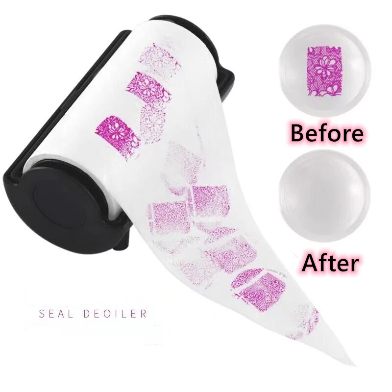 Seal Deoiler Manicure Remove Polish For Nail Art Tool Professional Newest product removal stamper cleaner set
