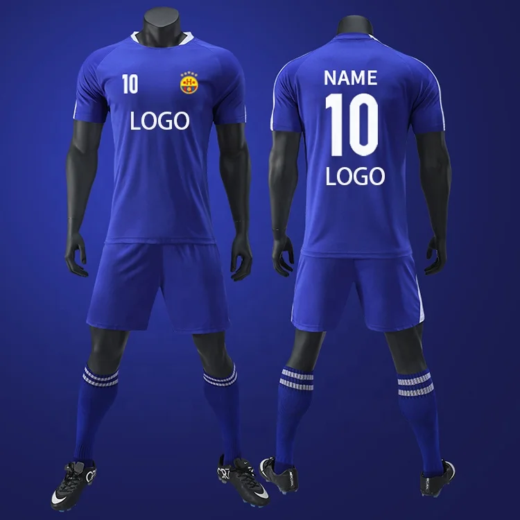 100% Polyester Kids Men Soccer Sportswear Training Jerseys Football Uniform Classic Soccer Jerseys