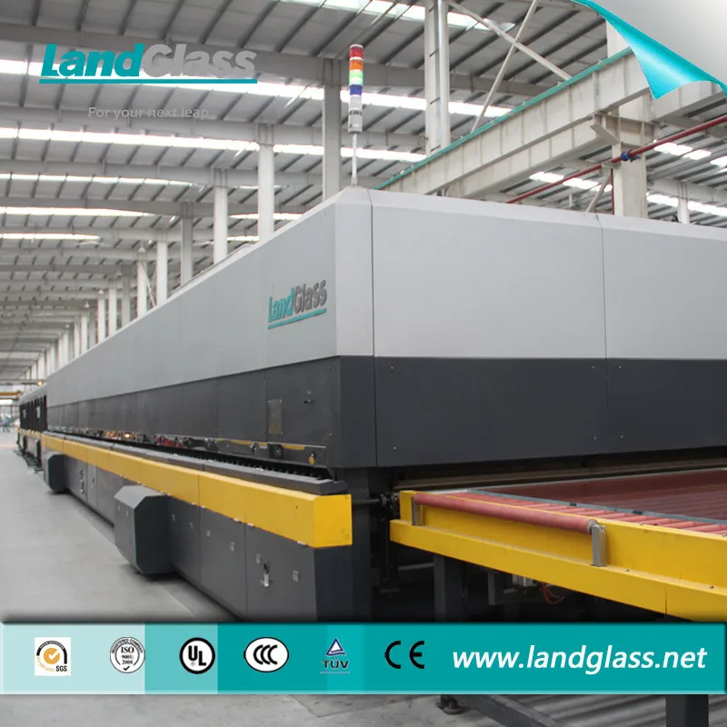 LandGlass horizontal flat 4-19mm machine manufacturing toughened glass convection oven