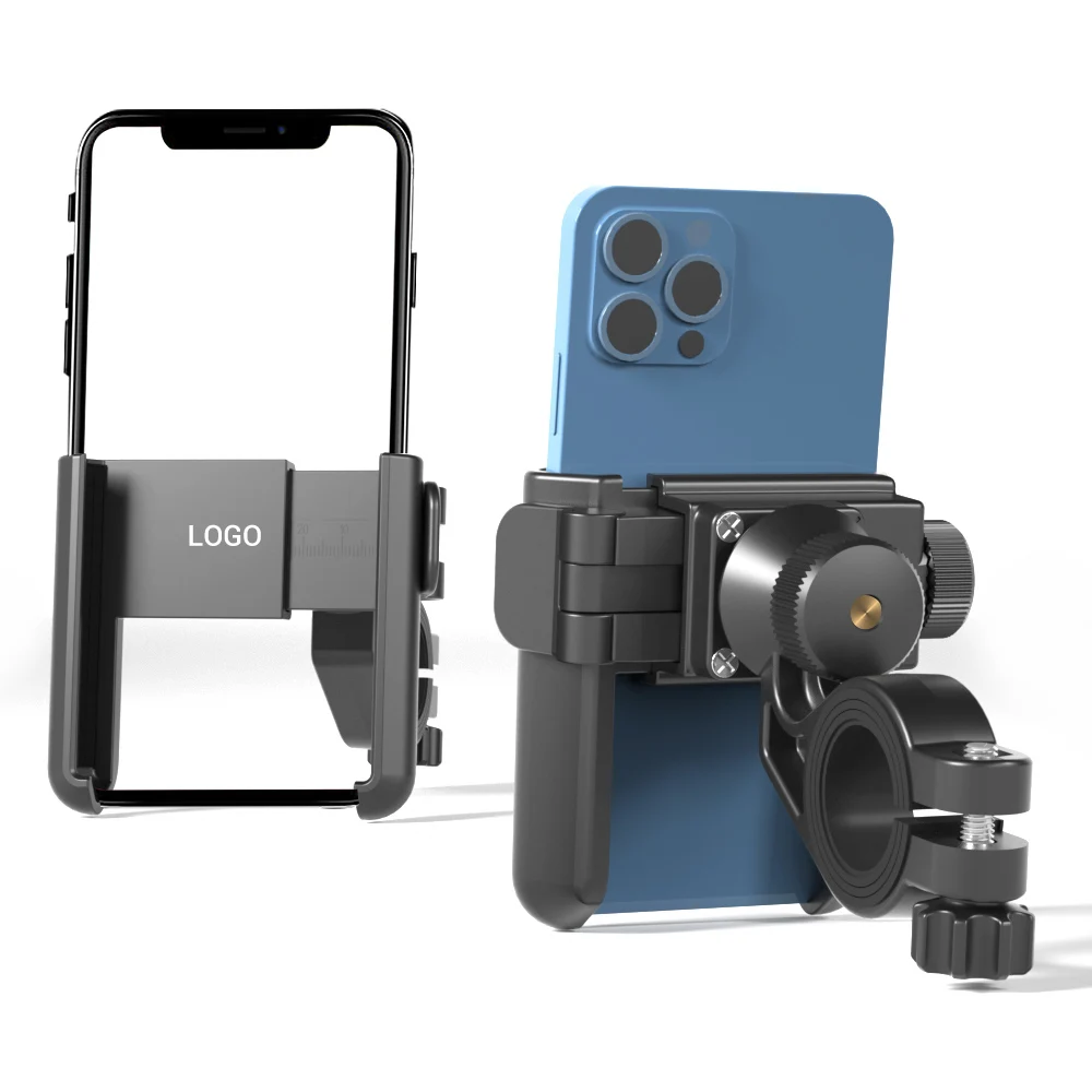 Wholesale Hands Free Quick Attach Release Paste Button GPS Electric Bike Phone Mount Detachable Bicycle Phone Holder