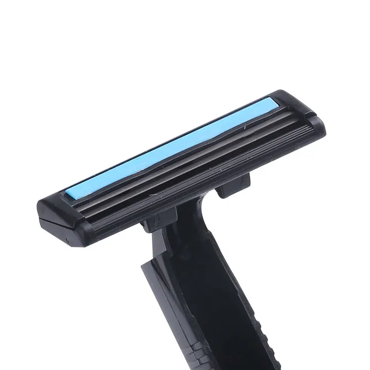 GoodMax Wholesale Manual Twin Blades Facial Shaver Disposable Shaving Rubber Razor for Men