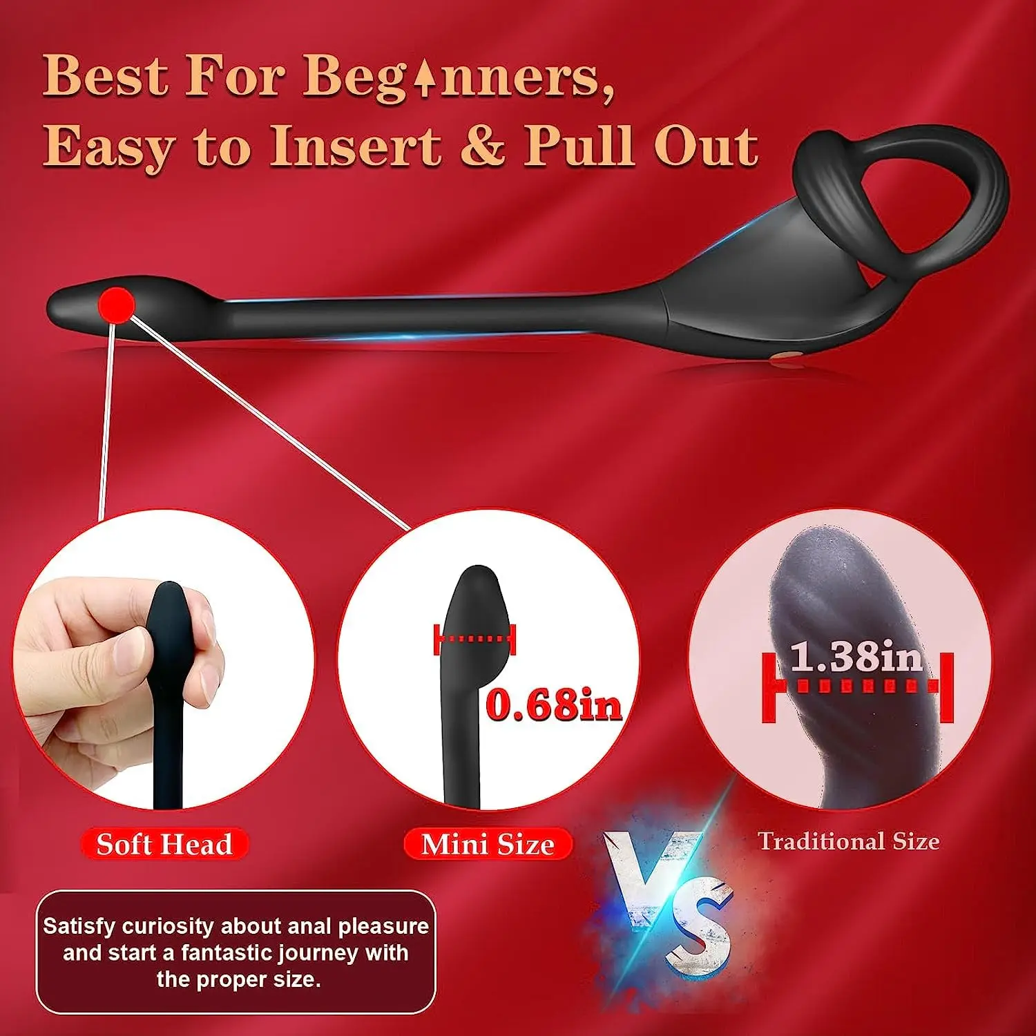 Amazon Hot Sale Remote Control Silicone Model Vibrating Cock Ring with Mini Bullet Prostate Anal Plug and Sex Toy for Men
