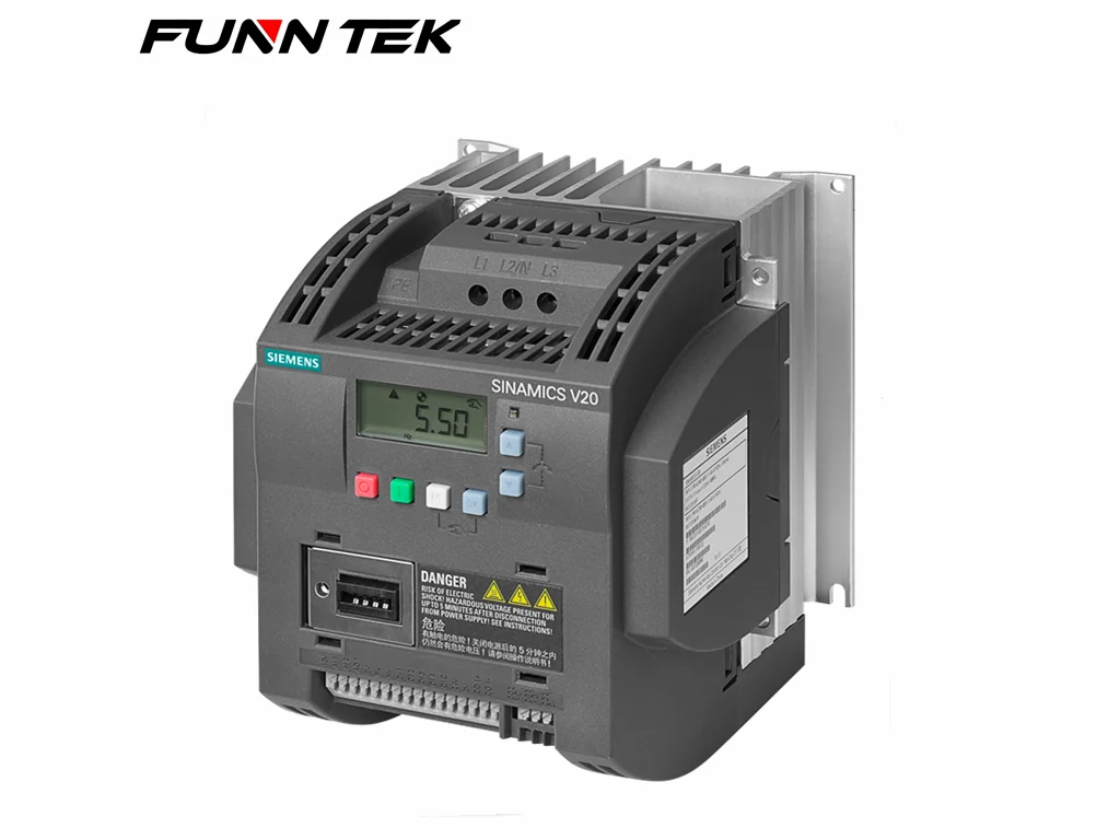 Siemens inverter series 6SL3210-5BE13-7UV0 0.37KW SINAMICS V20 380-480V 3AC Frequency converter