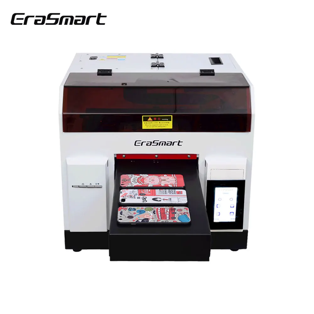 Erasmart Mini Impresora L800 Head Inkjet Printer Digital Printing Machine A4 Uv Printer For Phone Case