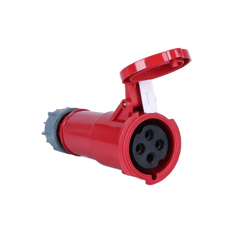 New Series IP44 32A 3P+E Female Socket Connector 4 Pin Industrial Plug And Socket