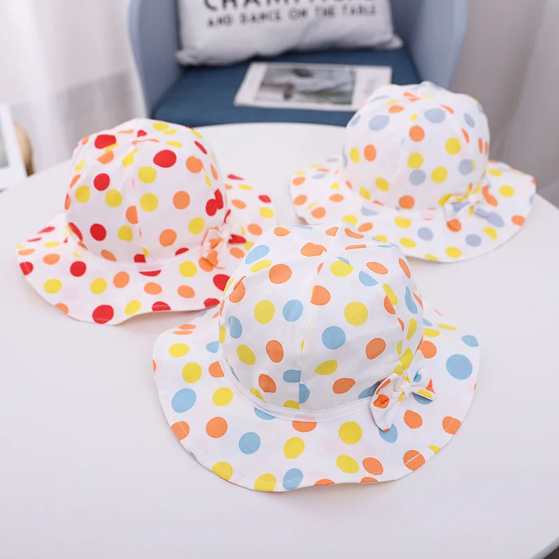 Wholesale High Quality Baby Boy Girls Double-Sided Fisherman Hat Print Cotton Cartoon Pattern Cute Bucket Hat For Kids Children