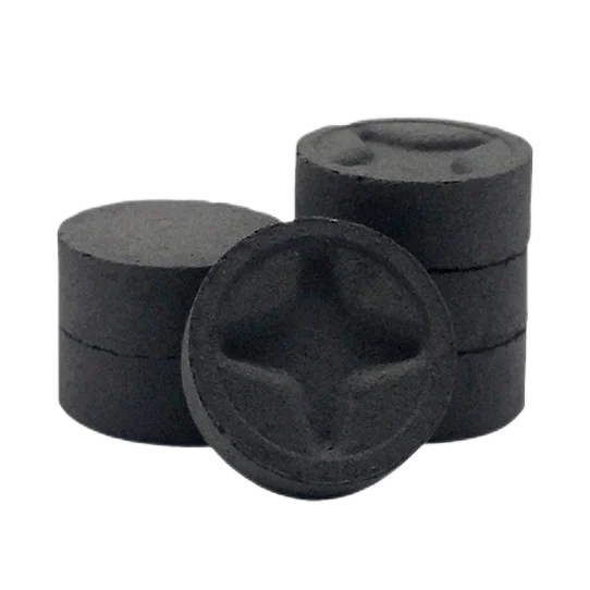 Factory Sell fruit wood Charcoal Briquettes For Hookah Incense Round Tablets
