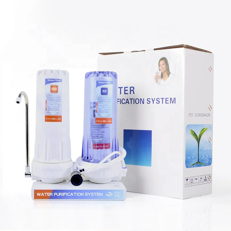 2 stage water filter countertop Water Filtration System