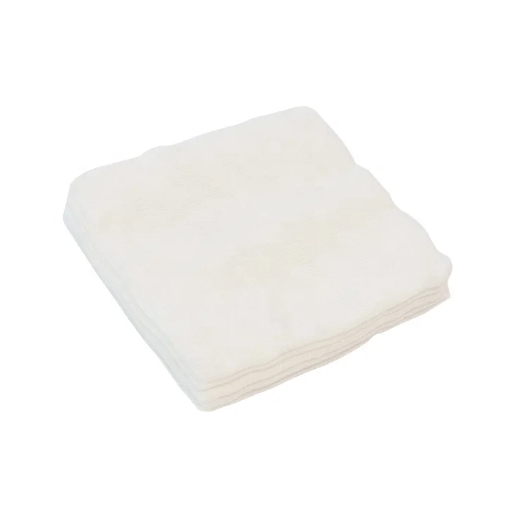BLUENJOY High Absorbent Medical Non Woven Pad Surgical Non Woven Swab Different Size for Face Cleaning or Make up Removal
