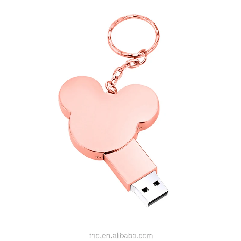  Оптовая продажа USB флеш-накопитель с брелоком для мыши 8 ГБ 16 32