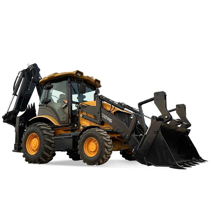 Chinese Factory 4x4 Micro Backhoe Loader Excavator Mini Front End with Eight Leg and Hydraulic Pilot