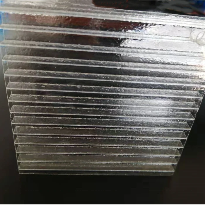 Environmental protection roofing materials heat resistant flexible UV polycarbonate hollow sun sheet