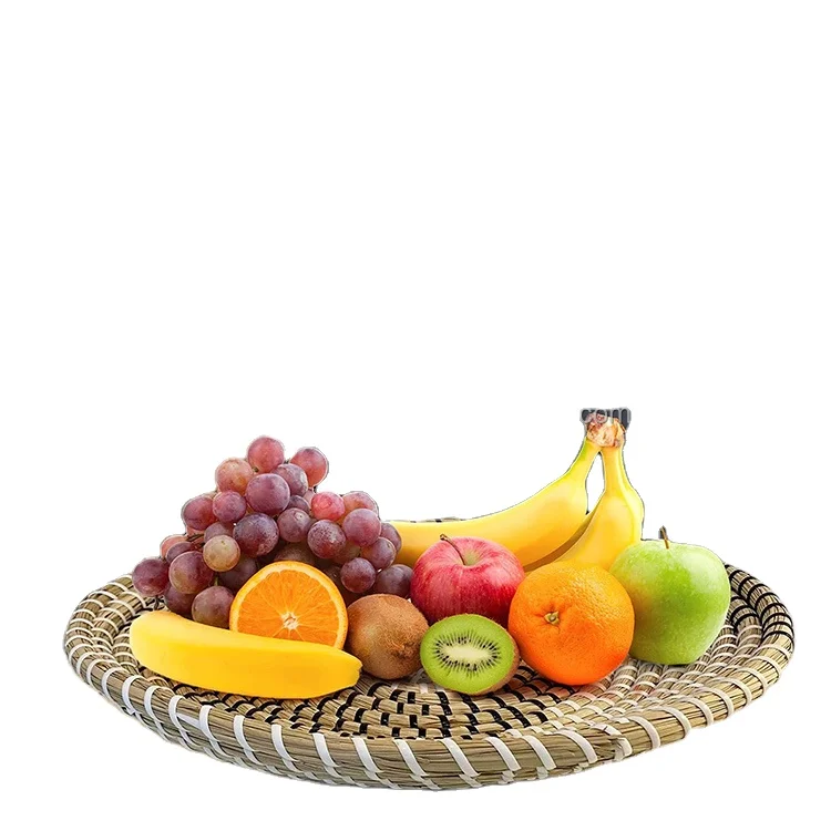 Decorative Plates Boho Decor Plates Seagrass Wall Hanging Plates Handicrafts Decor in Vietnam