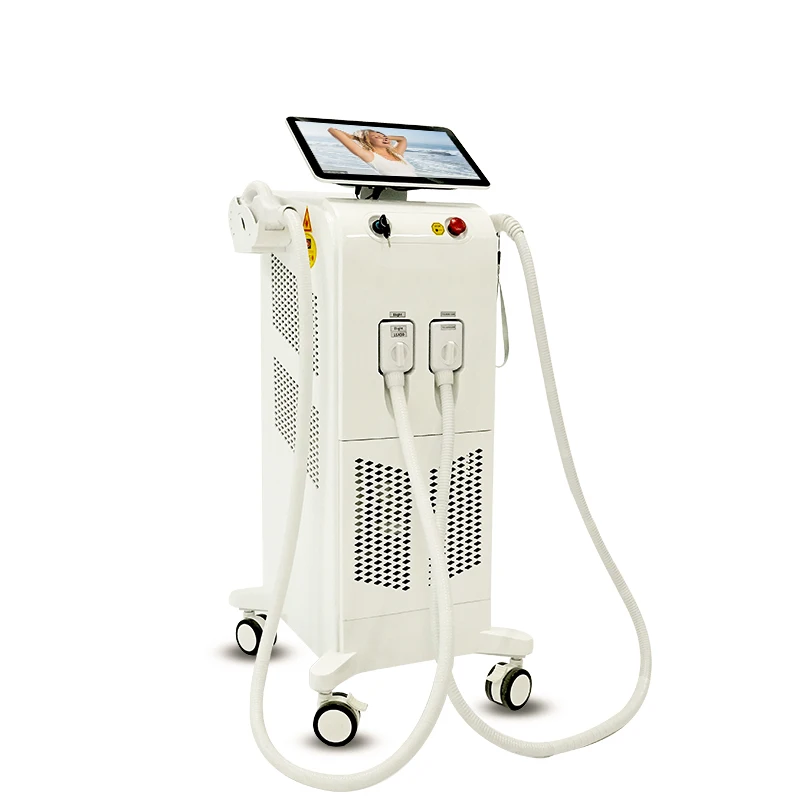 2 in 1 diode laser hair removal IPL skin rejuvenation multi function machine with big screen