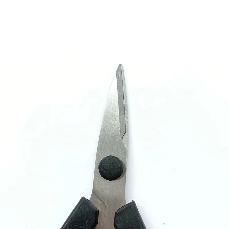 Large PP handle sharp multipurpose scissors kitchen scissors for bottle opener