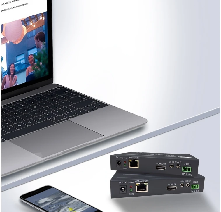 Лидер продаж, поддержка 4K @ 30 Гц, 100 м дальность передачи, 4K передатчик и приемник, удлинение hdmi