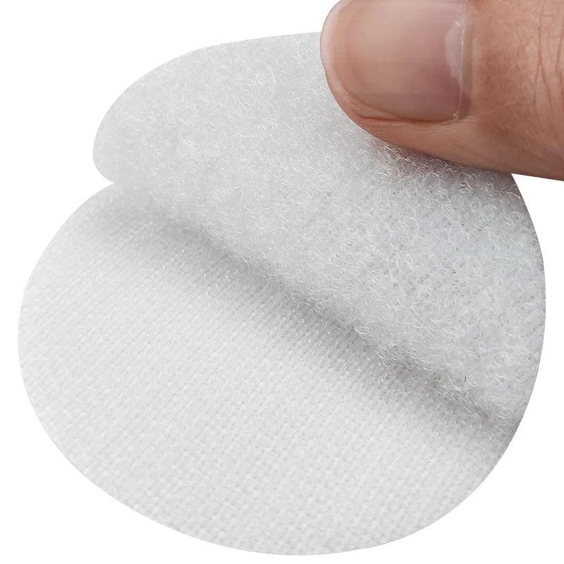 Wholesale Strong Adhesive Round Sticky Back Velcroes White Self-Adhesive Dots DIY Quiet Books in Preschool High-Tack 3M Adhesive