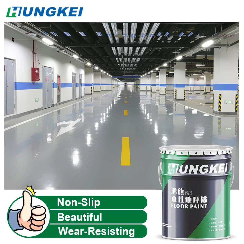 Low Price Rubberized 2k Primer Topcoat for Concrete Coating Flooring Garage Epoxy Floor Paint