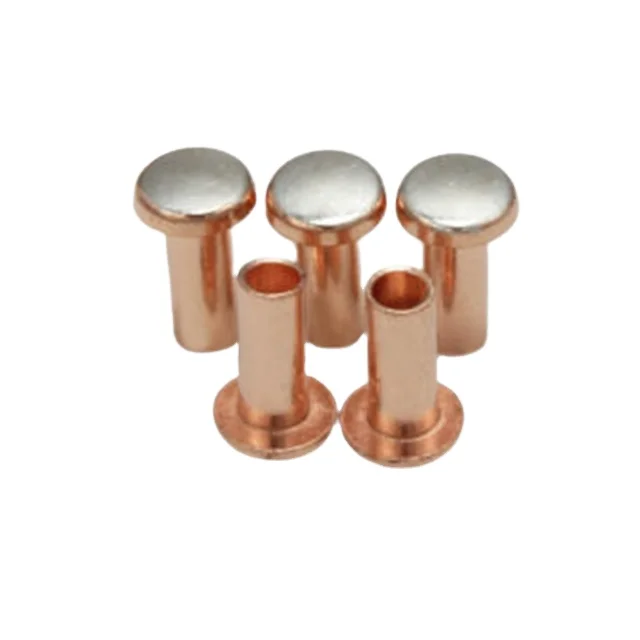 Wholesale Bi-metal Alloy Sliver Gold Electrical Bimetal Contact Rivet Custom Manufacturer