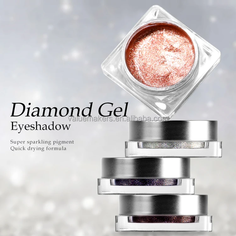 New Arrival Private Label Face Eye Beauty No LOGO Jelly Highlighting Cream Bronzer Golden GEL Diamond Glitter Rose Highlighter