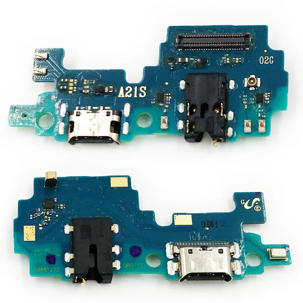 Оригинальная зарядная Плата USB A21S зарядный порт док-разъем гибкий кабель для Samsung запасные