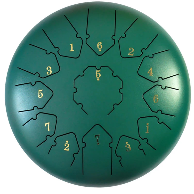 
Musical Instrument 12 inch 13 notes Tongue Drum 13keys C Tune Steel Tongue Drum 