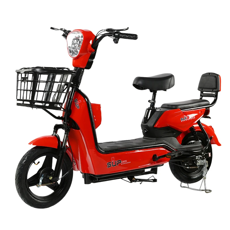 2023 Electric Bicycle Supplier 350w Motor City Bike with Mirror E Scooter for