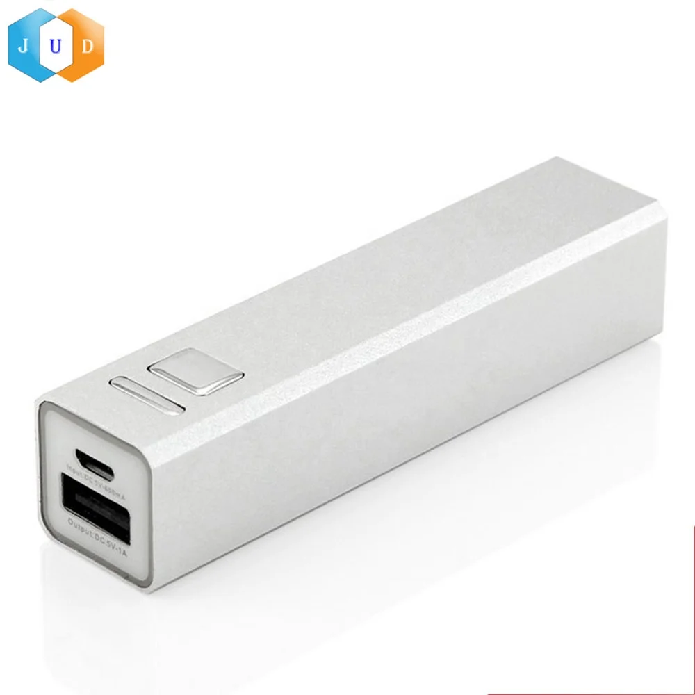 2020 Promotional Custom Gift Power Bank 2600mah, Single USB Mini Portable Mobile Phone Charger, OEM Stick 18650 Batter PowerBank
