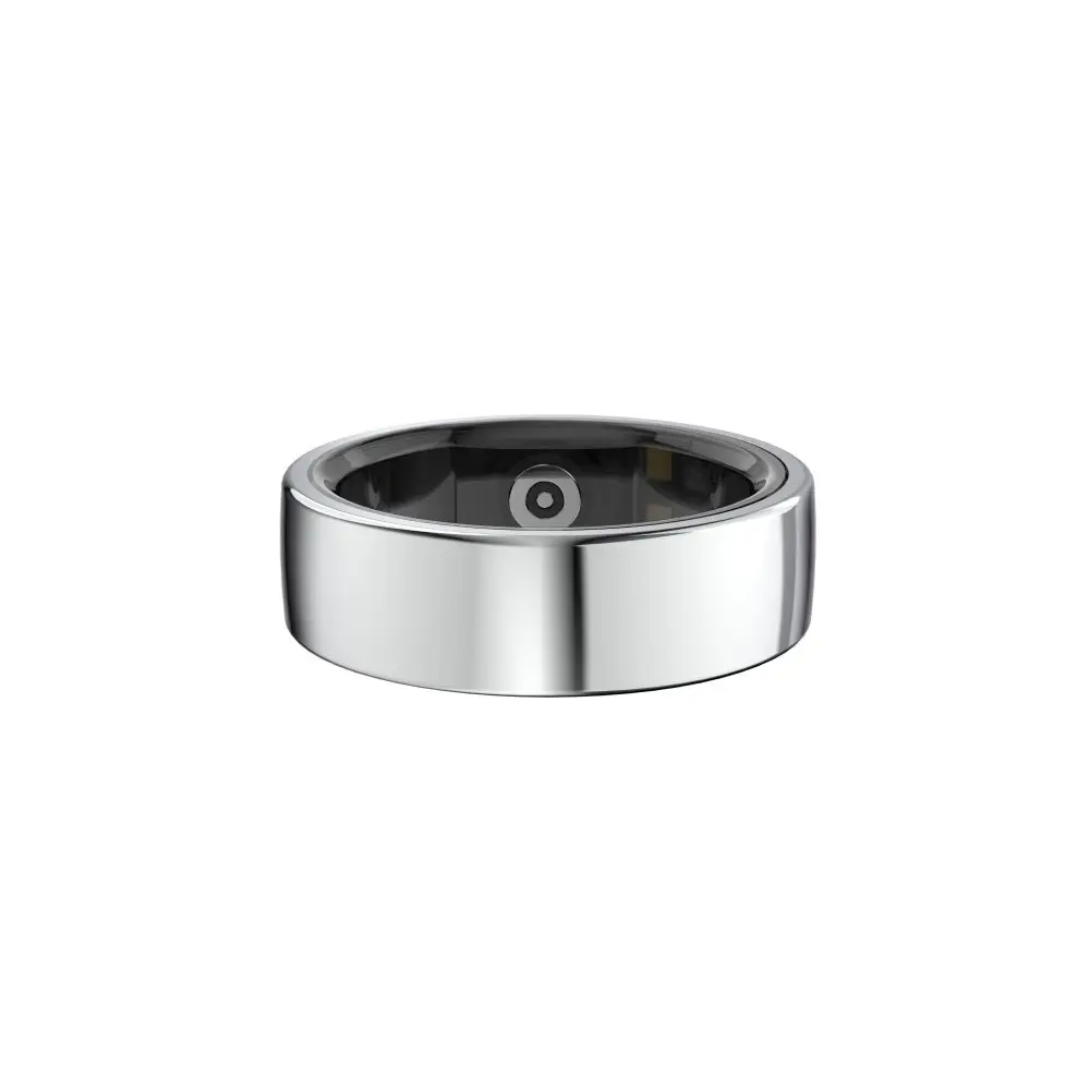 2024 trending android ios custom stainless steel bluetooth heart health smart rings fitness tracker for men women temperature