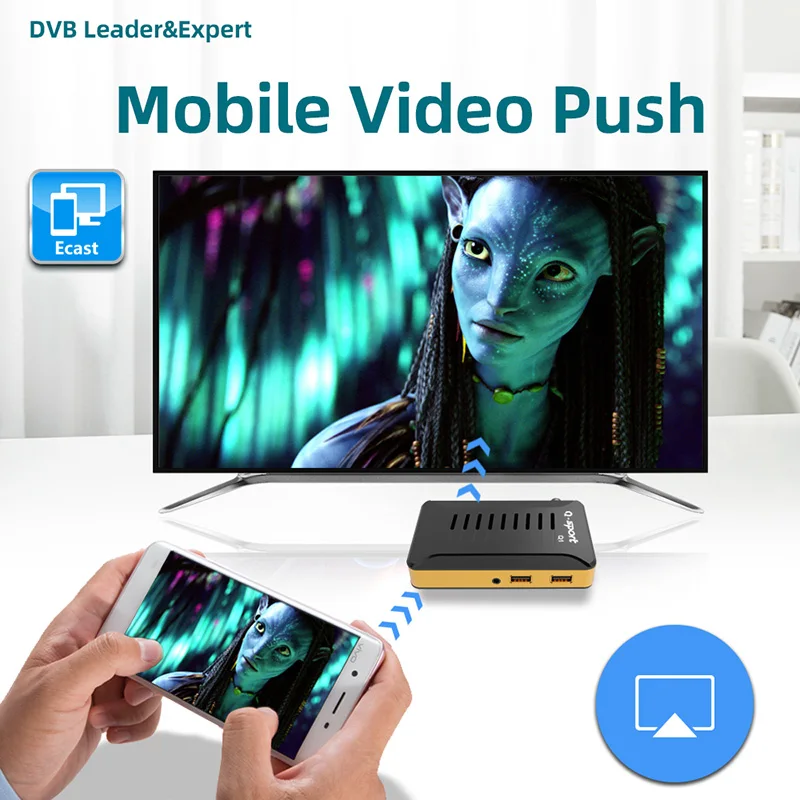 Cheapest Iptv Dvb S2 Fta Set Top Box Wifi Remote Control Tv 4k Hd Tv Sets Satellite Receiver Digital Set-top Box