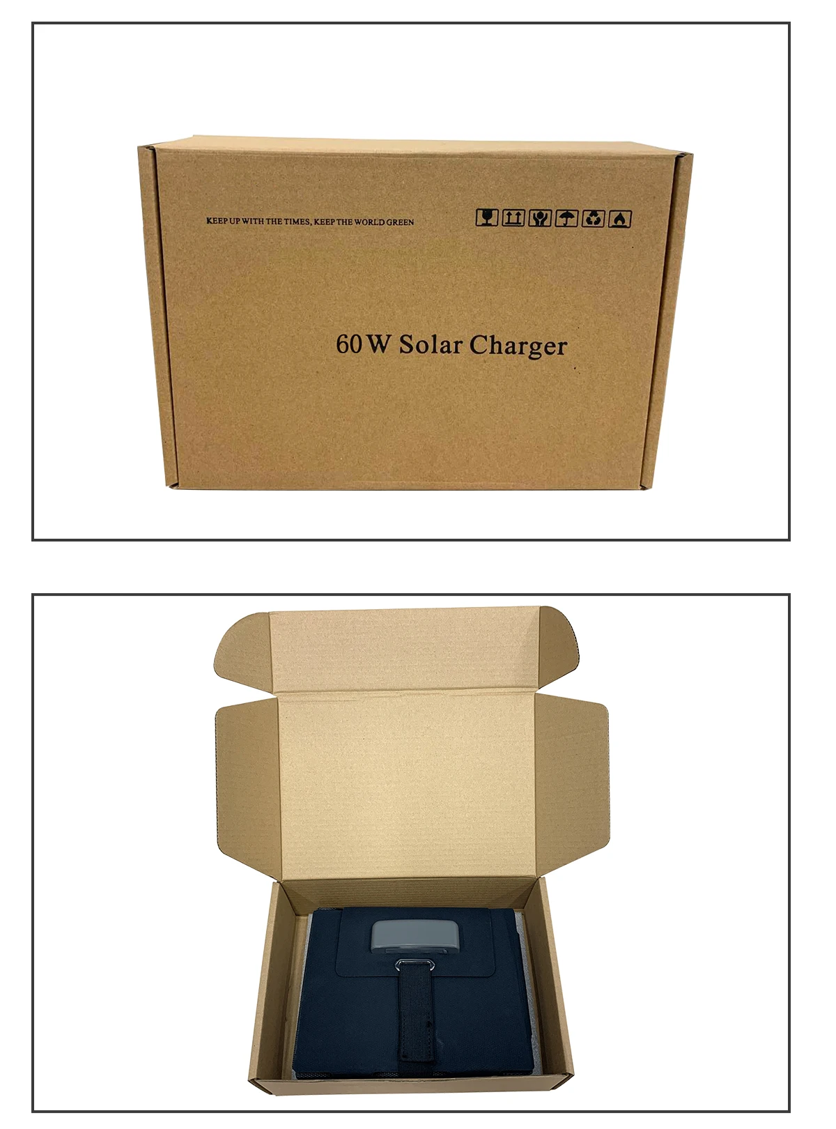 DEMUDA 100w crystalline complete set up portable large folding 2 USB solar panel For Portable Power Station