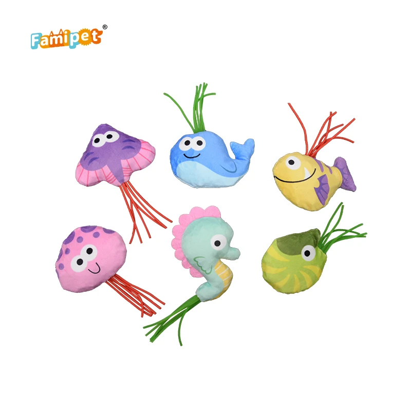 Famipet пользовательские морские животные серии плюшевая кошка игрушка