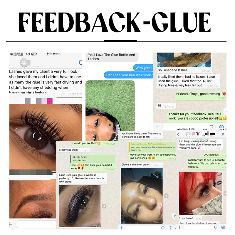 0.5s Second Custom Logo Waterproof Eyelash Extensions Glue Low Humidity Professional Fast Dry Eye Lash Extensions Adhesive Glue