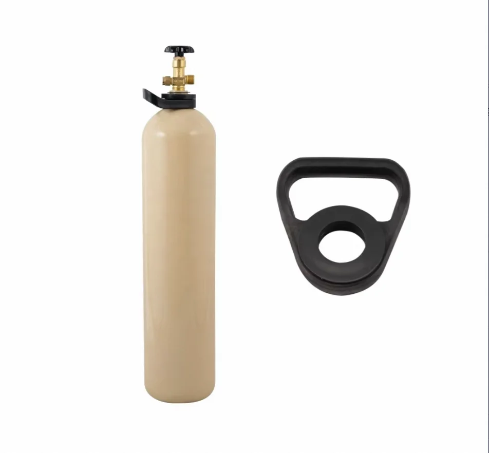 New 5lbs to 40lbs Alloy CO2 Gas Cylinders Sodastream Compatible Sodastream CO2 Tank Durable with DOT and TPED Certificates