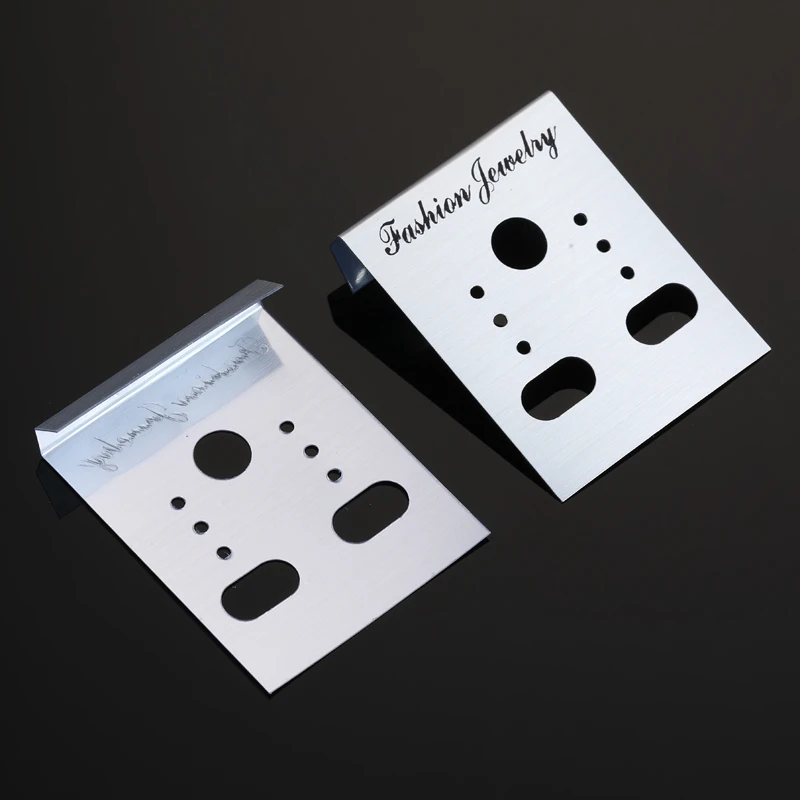 50pcs/bag Plastic Earring Ear Studs Hooks Packaging Display Tag Cards Supplies for Jewelry 30x37mm X19