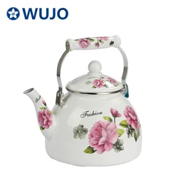 WUJO эмалированный портативный чайник для продажи