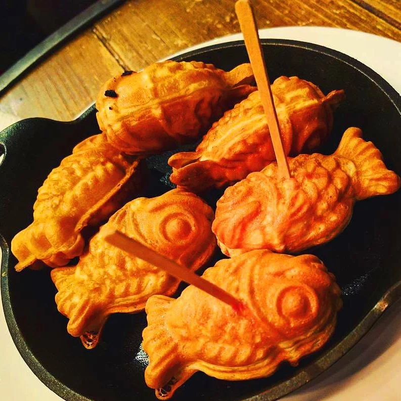 Taiyaki Fully Automatic Wafer Machine fish Cake Machine and mini fish waffle machine