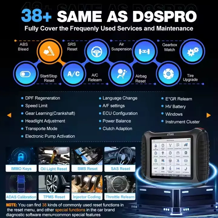 XTOOL IP900S Car Diagnostic Scan Tool for Cars OBD2 Code Reader FCA DoIP Bi-Directional ECU Coding Key Programming 38+ Resets