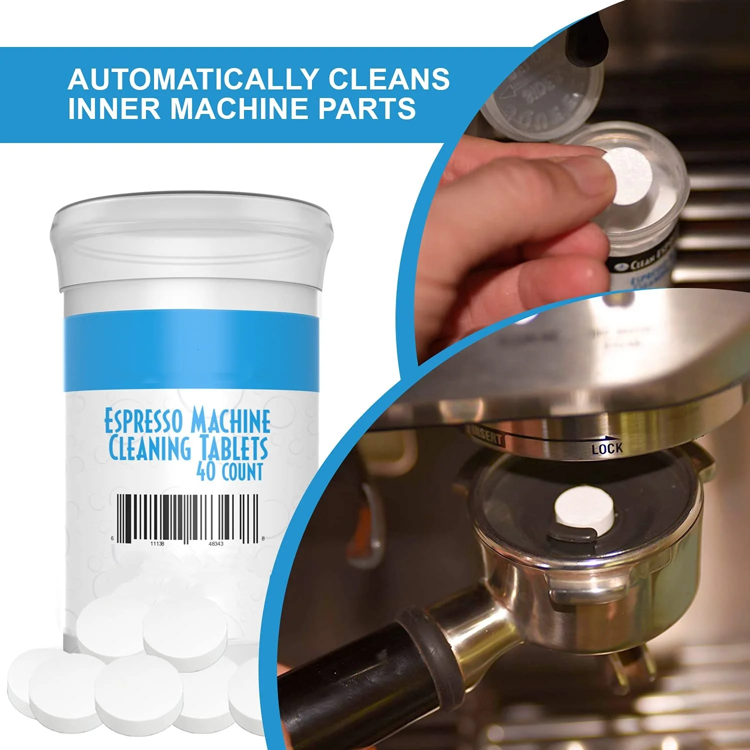 Machine Cleaner Tablets And 6 Filters For Breville Machines Cleaning Tablets & Replacement Water Filters