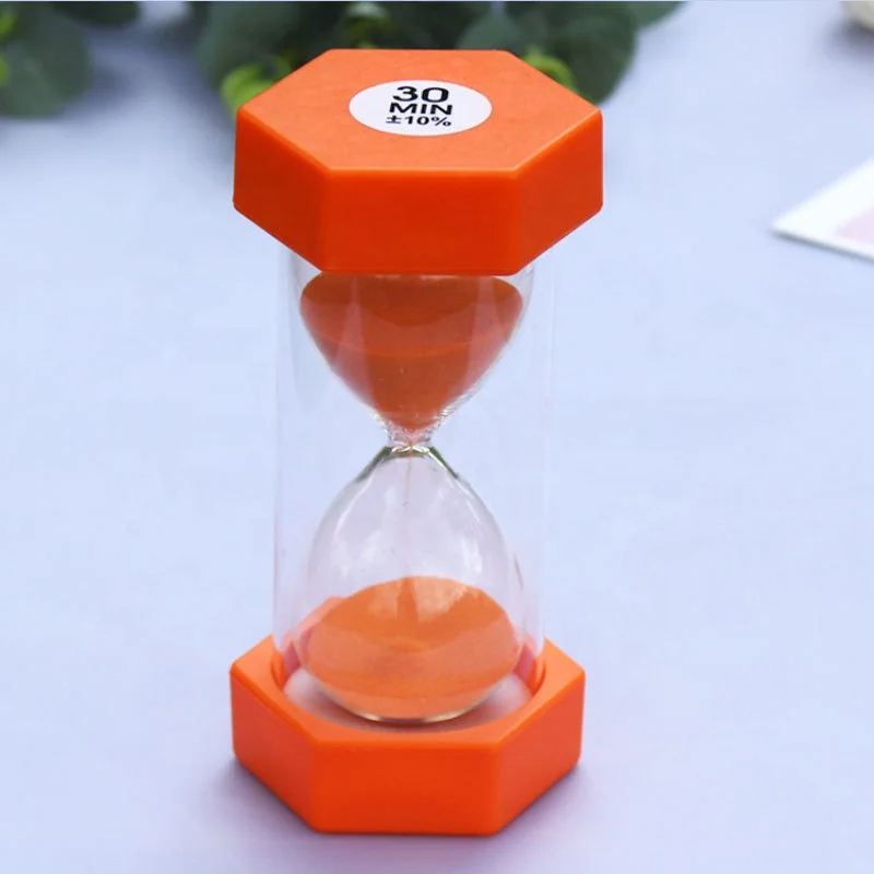 Education Classroom running time Plastic Hourglass Sand Timer sand clock hour glass sand timer