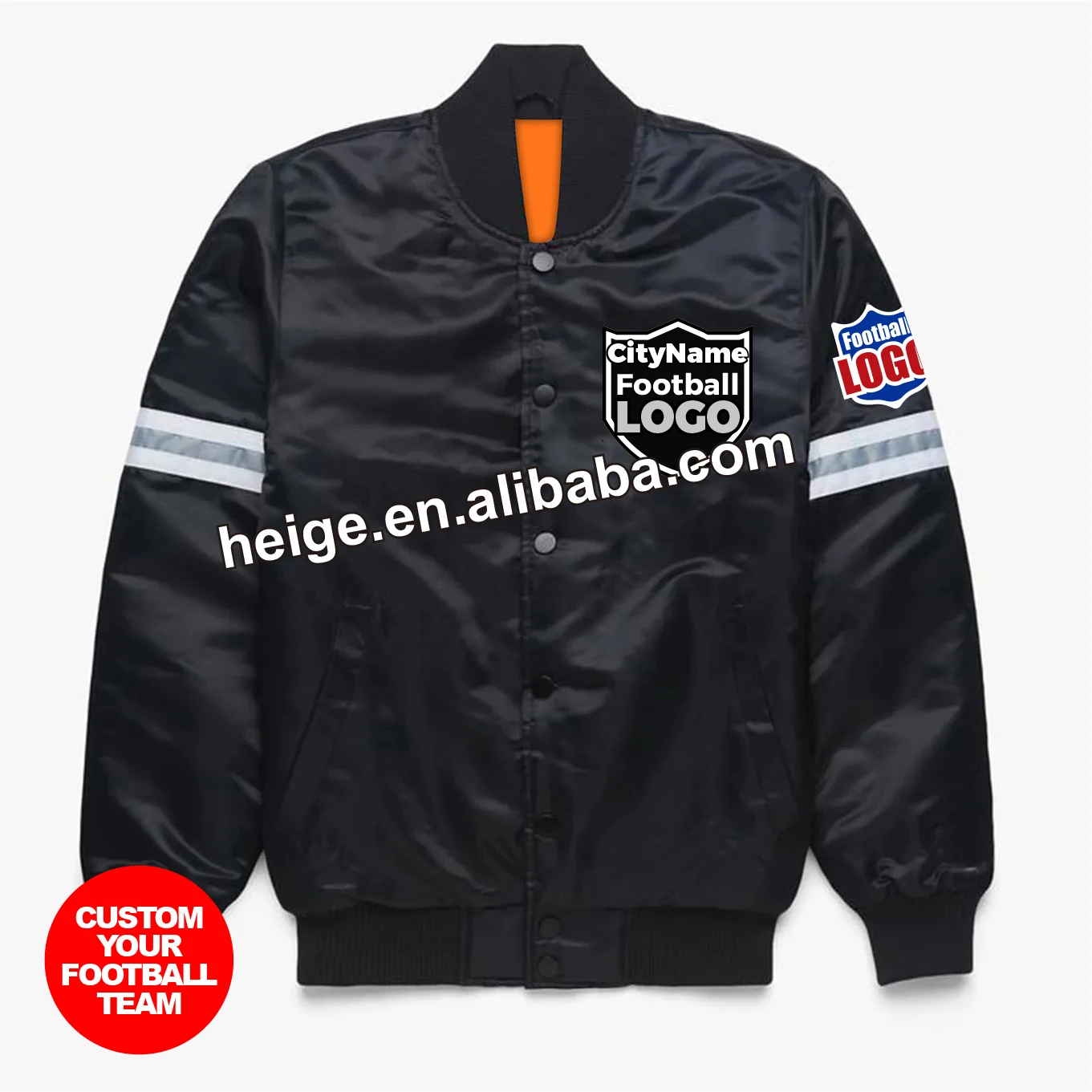 Trademark 32 Teams Custom Varsity Jacket Baseball Buttons Thick Polar Button Jackets Outdoor Streetwear Jacket Men