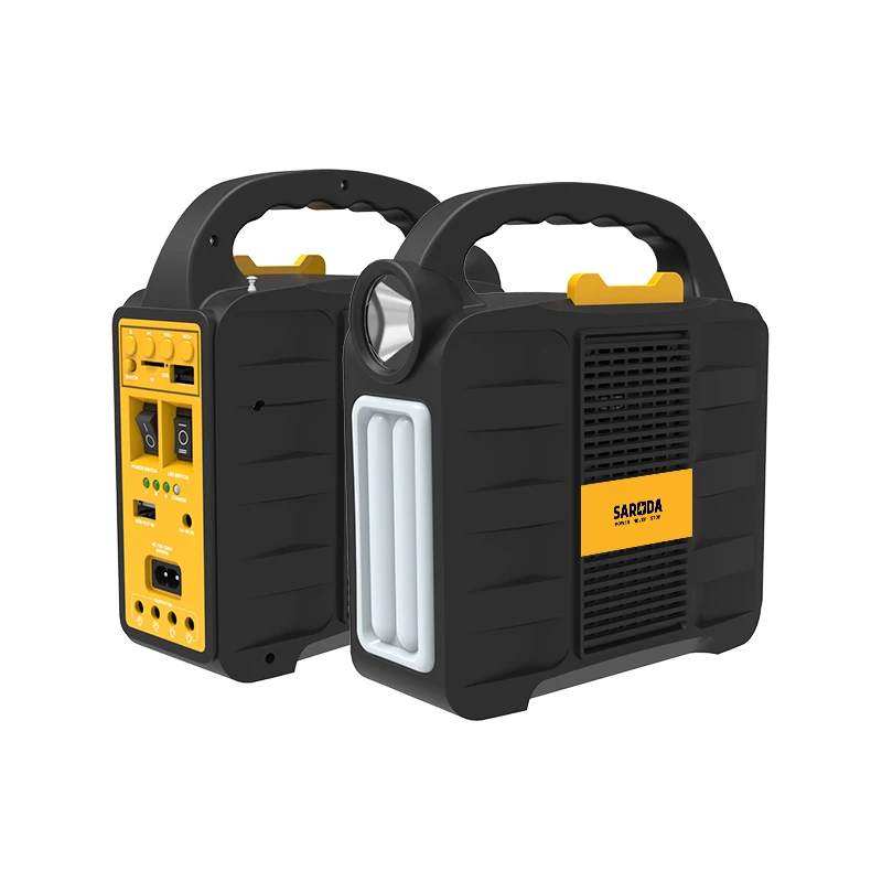 Solar Mini Rechargeable Led Lighting Powered Kits Portable Power bank Panel Home Radio System Multifunctional Power Kit