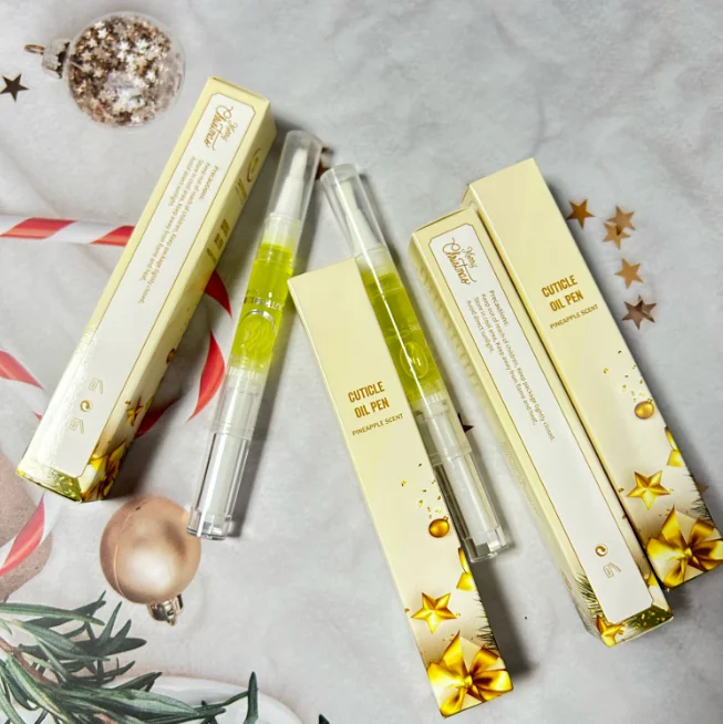 OEM Christmas Gift Beauty Personal Care Nail Suppliers Nail Art Cuticle Revitalizer Oil Pen for Nail Salon Care oil Xmas Design