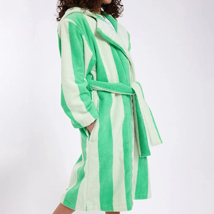 Thick Flannel Thermal Bathrobe Microfiber Luxury Bath Robe Cotton Soft Women Men Long Warm Bathrobe Winter
