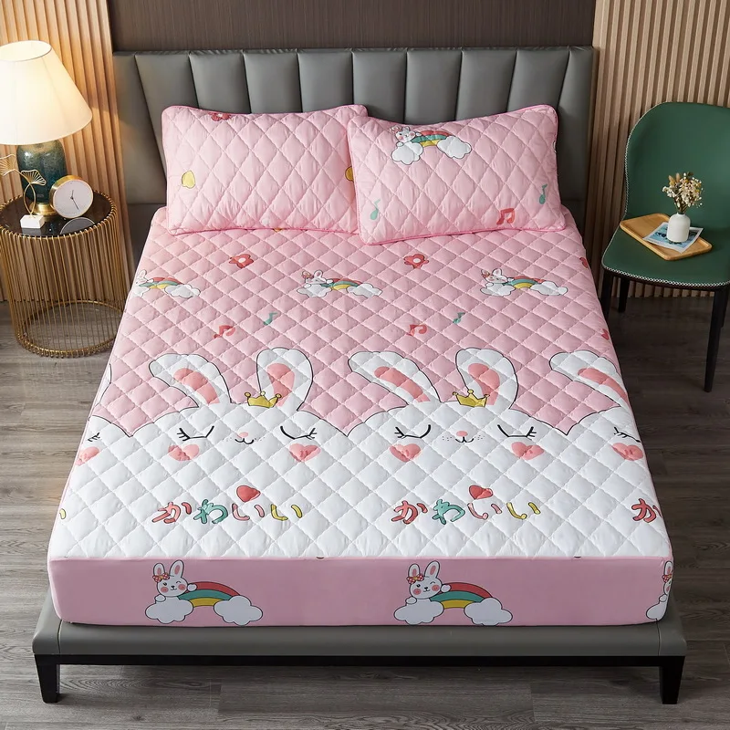 Wholesale multiple sizes waterproof quilted anti-urine  waterproof bed sheet mattress cover  mattress cover waterproof