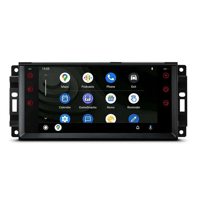 7 inch Octa Core Car Dash Board Navigation Player with Coaxial Audio Output Dual UI Switchable Split Screen for Jeep Patriot