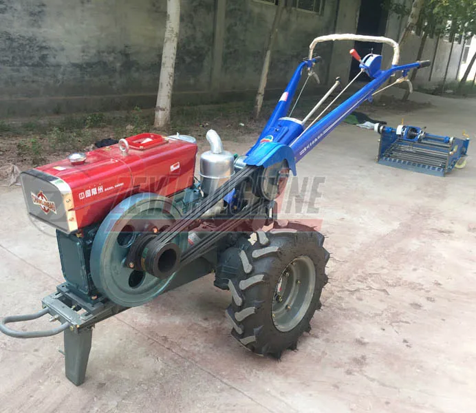  Высокое качество и прочный 22hp DF серия пуска Электрический 2 колеса ручной трактор с выносным