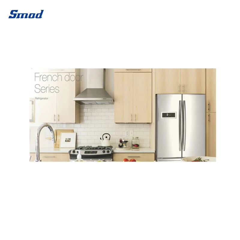 HC-767WE Stainless Steel French Door Refrigerator for America Market